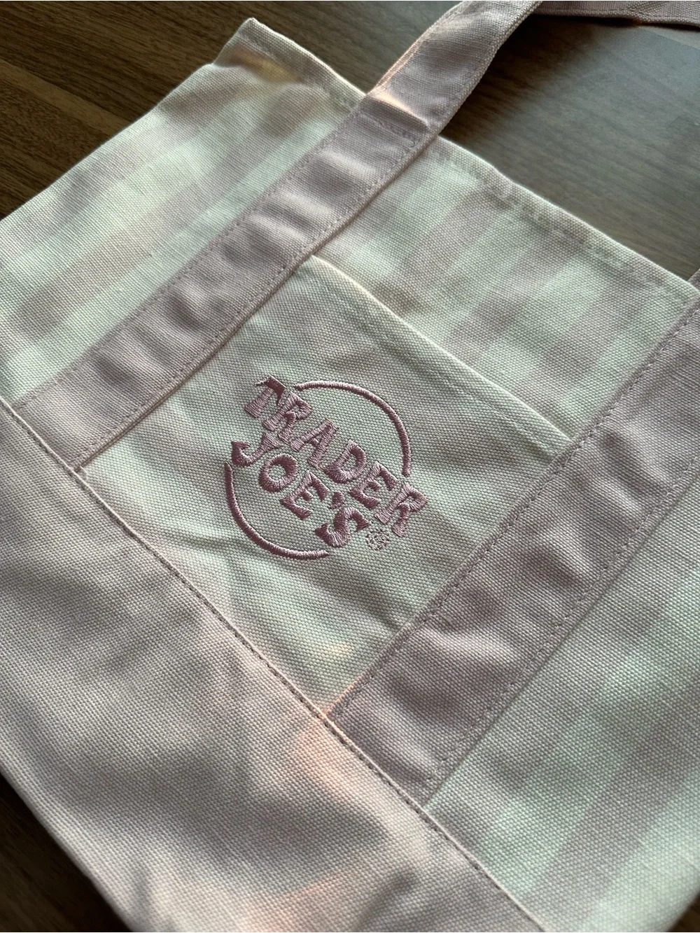 TRADER’S JOE Pastel Mini Tote SET OF 4 - Picture 10 of 15
